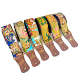 The Sweet Dreams Pink & Blue Paisley Guitar Strap - Vtar Vegan Guitar Straps