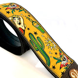 The Hotel California Guitar Strap (American Traditional Tattoo Collection) - Vtar Vegan Guitar Straps