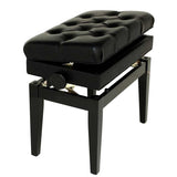 Steinhoven - Symphony Adjustable Piano Stool With Book Storage (Polished Ebony)