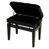 Steinhoven - Symphony Adjustable Piano Stool With Book Storage (Polished Ebony)