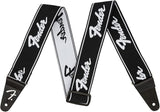 Fender WeighLess Running Logo Guitar Strap, 0990642074