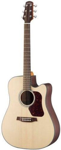 Walden Natura D560CE Solid Top Dreadnought Electro Acoustic Guitar Cutaway Nat - 1to1 Music