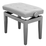 Prima Polished and Satin Adjustable Luxurious Piano Stool - 1to1 Music